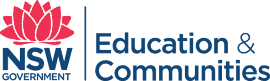 N.S.W. Department of Education and Communities logo